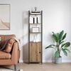 vidaXL B&uuml;cherregal Artisan-Eiche 40 x 24 x 161 cm Holzwerkstoff