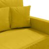 vidaXL 2-Sitzer-Sofa Gelb 120 cm Samt