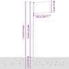 vidaXL Flagge Polens mit Mast 5,5 m Aluminium
