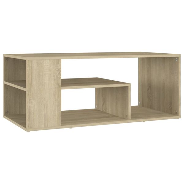 vidaXL Couchtisch Sonoma-Eiche 100x50x40 cm Holzwerkstoff