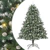 vidaXL Künstlicher Weihnachtsbaum mit 300 LEDs Grün 160 x 160 x 240 cm