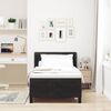 vidaXL Boxspringbett mit Matratze Schwarz 200 x 90 cm Samt