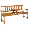 vidaXL Gartenbank 158 x 55 x 89 cm Massivholz Akazie Natur Rechteckig