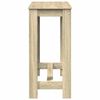 vidaXL Bartisch Sonoma-Eiche 102x50x103,5 cm Holzwerkstoff