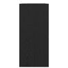 vidaXL B&uuml;cherregal Schwarze Eiche 68,5 x 32 x 68,5 cm Holzwerkstoff