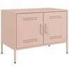 vidaXL TV-Schrank Rosa 68x39x50,5 cm Stahl