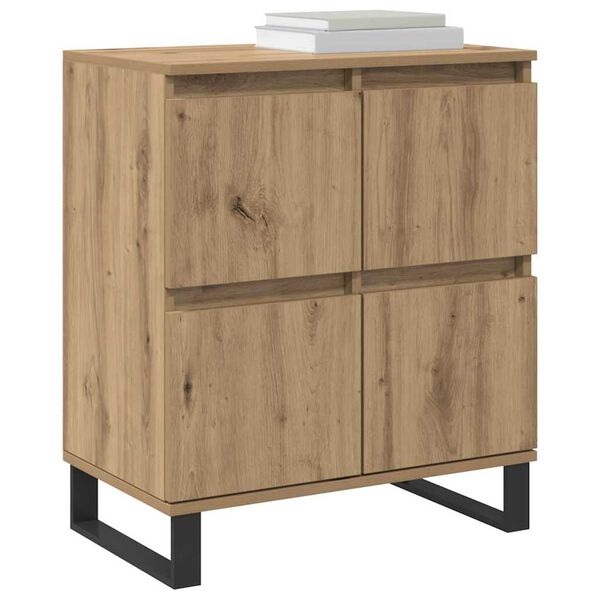 vidaXL Sideboard 2 pcs Artisan-Eiche 60 x 35 x 70 cm