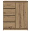 vidaXL Sideboard mit Schubladen Artisan-Eiche 71x35x84cm Holzwerkstoff