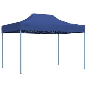 vidaXL Profi-Partyzelt Faltbar 3x4 m Stahl Blau