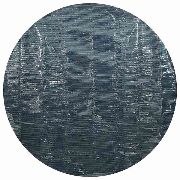 vidaXL Treibende Pool-Solarplane PE 356 cm Schwarz und Blau