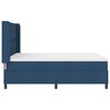 vidaXL Boxspringbett mit Matratze mit Kopfteil Blau 200 x 140 cm Stoff