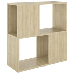 vidaXL B&uuml;cherregal Sonoma-Eiche 60x24x63 cm Holzwerkstoff