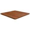 vidaXL Tischplatte Quadratisch Dunkelbraun 70x70x2,5cm Eiche Behandelt
