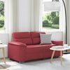 vidaXL 2-Sitzer-Sofa Weinrot 160x81x84 cm Kunstleder