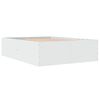 vidaXL Bettgestell Wei&szlig; 140x190 cm Holzwerkstoff