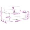 vidaXL 2-Sitzer-Sofa Cappuccino 160x81x84 cm Kunstleder