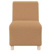 vidaXL Modulares Armfreies Sofa 3 pcs Beige 55 x 74 x 82 cm