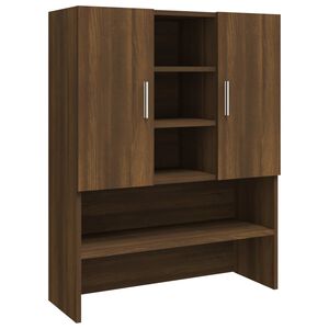 vidaXL Waschmaschinenschrank Braun Eichen-Optik 70,5x25,5x90 cm