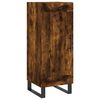 vidaXL Highboard Räuchereiche 34,5x34x180 cm Holzwerkstoff