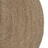 vidaXL Bereichsteppiche Oval Grau 122 x 183 cm Jute