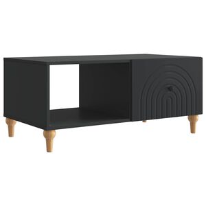 vidaXL Couchtisch Schwarz 90 x 50 x 40 cm Holzwerkstoff