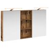 vidaXL Badezimmerschrank-Set 3 stk. 110 x 10,5 x 60,5 cm Holzwerkstoff