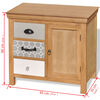 vidaXL Sideboard 65&times;35&times;60 cm Massivholz Eukalyptus