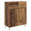 vidaXL Highboard mit Schubladen 2 pcs Altholz Holzwerkstoff