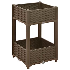 vidaXL Hochbeet 40x40x71 cm Polypropylen