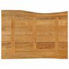 vidaXL Tischplatte mit Baumkante 90x60x2,5 cm Massivholz Mango