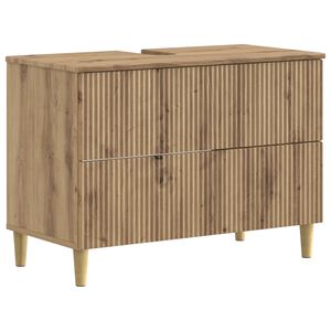 vidaXL Waschbeckenschrank ARNHEM Artisan-Eiche 82 x 41 x 59 cm