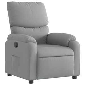 vidaXL Relaxsessel Hellgrau Stoff