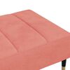 vidaXL Fu&szlig;hocker Rosa 78x56x32 cm Samt