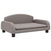 vidaXL Hundebett Taupe 70x45x30 cm Stoff