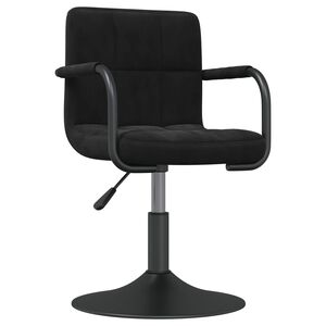 vidaXL Barhocker Schwarz Samt