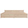 vidaXL Massivholzbett ohne Matratze 200x200 cm