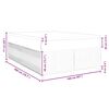 vidaXL Boxspringbett mit Matratze Hellgrau 160x200 cm Stoff