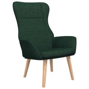 vidaXL Relaxsessel Dunkelgr&uuml;n Stoff