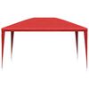 vidaXL Partyzelt Rot 400 x 300 x 255 cm PE und Stahl