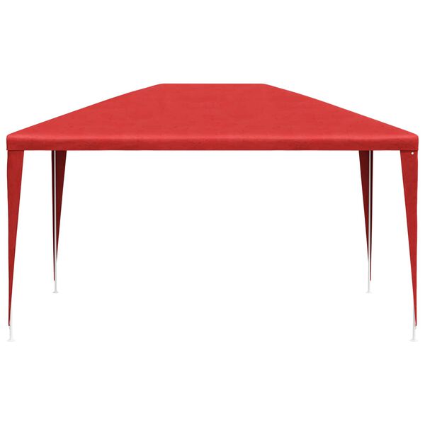 vidaXL Partyzelt Rot 400 x 300 x 255 cm PE und Stahl