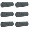 vidaXL Wohndecken 6 Stk. Dunkelgrau 210 x 140 cm 2.56 Fleece