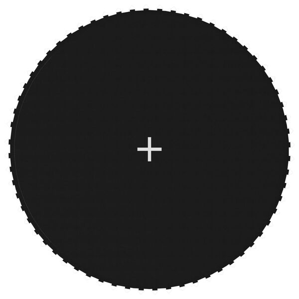 vidaXL Sprungtuch Schwarz für 3,66 m Runde Trampoline