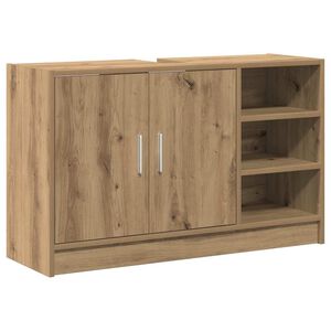 vidaXL Badezimmerschrank Artisan-Eiche 90 x 29 x 55 cm Holzwerkstoff