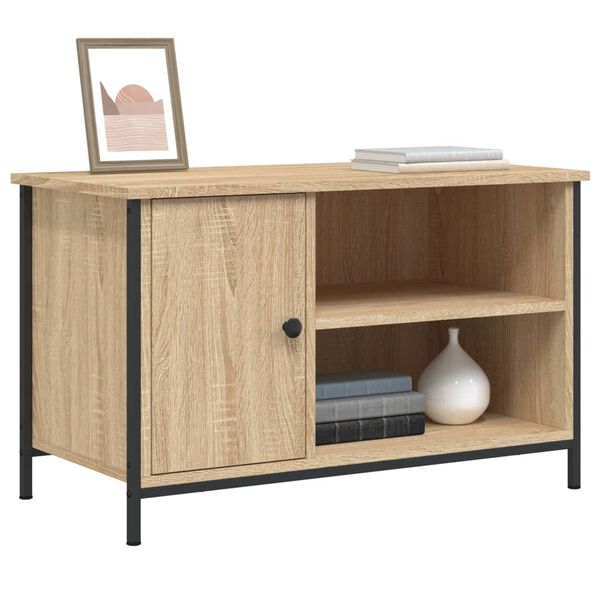 vidaXL TV-Schrank Sonoma-Eiche 80x40x50 cm Holzwerkstoff