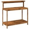 vidaXL Outdoor Umtopfbank 111,5 x 48,5 x 107 cm Massivholz Akazie
