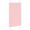 vidaXL Plissee Rosa 80x100 cm Stoffbreite 79,4 cm Polyester