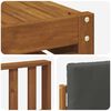 vidaXL Sofagarnituren 8 pcs Natur und Anthrazit Massivholz Akazie
