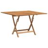 vidaXL Gartentisch Klappbar 110x110x75 cm Massivholz Teak