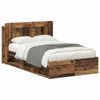 vidaXL Bettgestell mit Stauraum Altholz 120 x 190 cm Holzwerkstoff