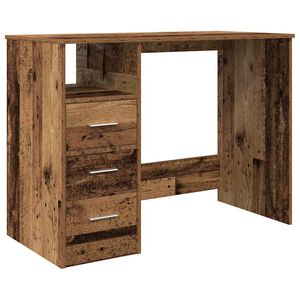 vidaXL Schreibtisch Altholz-Optik 102x50x76 cm Holzwerkstoff